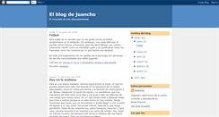 Desktop Screenshot of juanchoescribiendo.blogspot.com