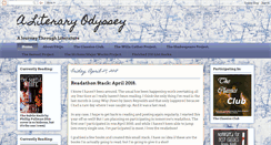 Desktop Screenshot of aliteraryodyssey.blogspot.com
