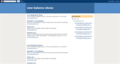 Desktop Screenshot of newbalanceshoes2.blogspot.com