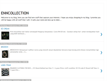 Tablet Screenshot of enncollection.blogspot.com