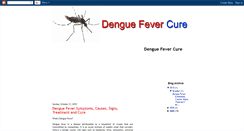 Desktop Screenshot of denguefevercure.blogspot.com