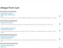 Tablet Screenshot of denguefevercure.blogspot.com
