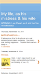 Mobile Screenshot of mistresswife.blogspot.com