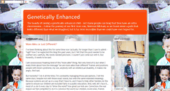 Desktop Screenshot of geneticenhancement.blogspot.com