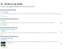 Tablet Screenshot of gl-vardevej.blogspot.com