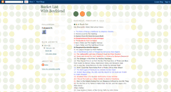 Desktop Screenshot of boyfriendbucketlist.blogspot.com