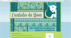 Desktop Screenshot of cantinho-da-moon.blogspot.com