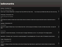 Tablet Screenshot of ladiesmantra.blogspot.com