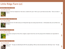 Tablet Screenshot of littleridgefarmmembers.blogspot.com