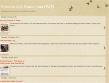 Tablet Screenshot of princessaliafoundation.blogspot.com