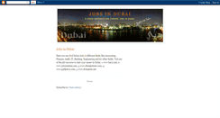 Desktop Screenshot of dubaijobsinfo.blogspot.com