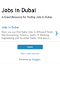 Mobile Screenshot of dubaijobsinfo.blogspot.com