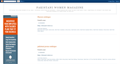 Desktop Screenshot of pakistaniwomenmagazine.blogspot.com