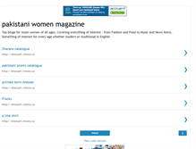 Tablet Screenshot of pakistaniwomenmagazine.blogspot.com