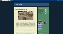 Desktop Screenshot of ageofgloryminiatures.blogspot.com