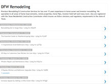Tablet Screenshot of dfwremodeling.blogspot.com