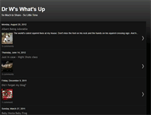 Tablet Screenshot of drwwhatsup.blogspot.com