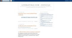Desktop Screenshot of literaturascomnoticias.blogspot.com