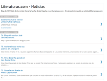 Tablet Screenshot of literaturascomnoticias.blogspot.com