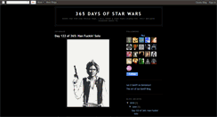 Desktop Screenshot of 365daysofstarwars.blogspot.com