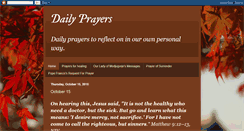 Desktop Screenshot of dailyprayersgodcalling.blogspot.com