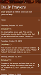 Mobile Screenshot of dailyprayersgodcalling.blogspot.com