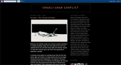 Desktop Screenshot of israeli-arabconflict.blogspot.com