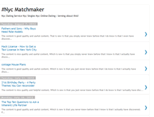 Tablet Screenshot of nycmatchmaker.blogspot.com
