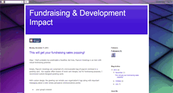 Desktop Screenshot of fundraisingdevelopmentimpact.blogspot.com