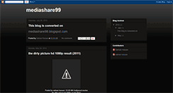 Desktop Screenshot of mediashare99.blogspot.com
