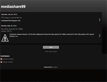 Tablet Screenshot of mediashare99.blogspot.com