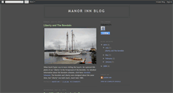 Desktop Screenshot of manor-inn.blogspot.com