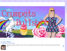 Tablet Screenshot of crumpetsandbullshit.blogspot.com