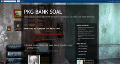 Desktop Screenshot of pkgbanksoal.blogspot.com
