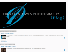 Tablet Screenshot of nineteenowls.blogspot.com