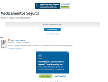 Tablet Screenshot of medicamentosseguros.blogspot.com