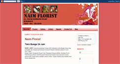 Desktop Screenshot of naim-florist-toko-bunga.blogspot.com