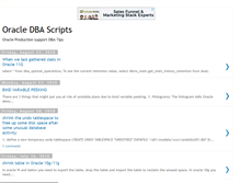 Tablet Screenshot of oracledbascripts.blogspot.com