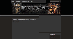 Desktop Screenshot of modernrocklyric.blogspot.com