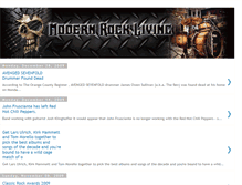 Tablet Screenshot of modernrocklyric.blogspot.com