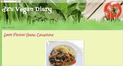 Desktop Screenshot of dzsvegandiary.blogspot.com