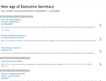 Tablet Screenshot of newageofsecretary.blogspot.com