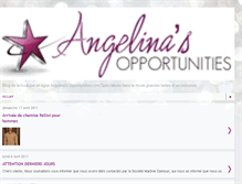 Tablet Screenshot of angelinasopportunities.blogspot.com