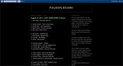 Desktop Screenshot of folksplosion.blogspot.com