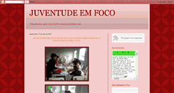 Desktop Screenshot of juventudeemfocco.blogspot.com