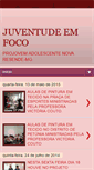 Mobile Screenshot of juventudeemfocco.blogspot.com