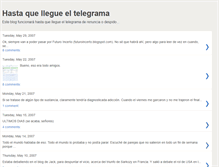 Tablet Screenshot of hastaquellegueeltelegrama.blogspot.com