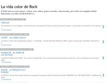 Tablet Screenshot of lavidacolorderock.blogspot.com