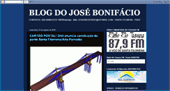 Desktop Screenshot of blogdojosebonifacio.blogspot.com