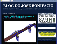 Tablet Screenshot of blogdojosebonifacio.blogspot.com